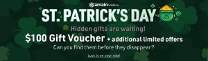 AMain Hobbies Launches St. Patrick’s Day Hidden Coupon Hunt