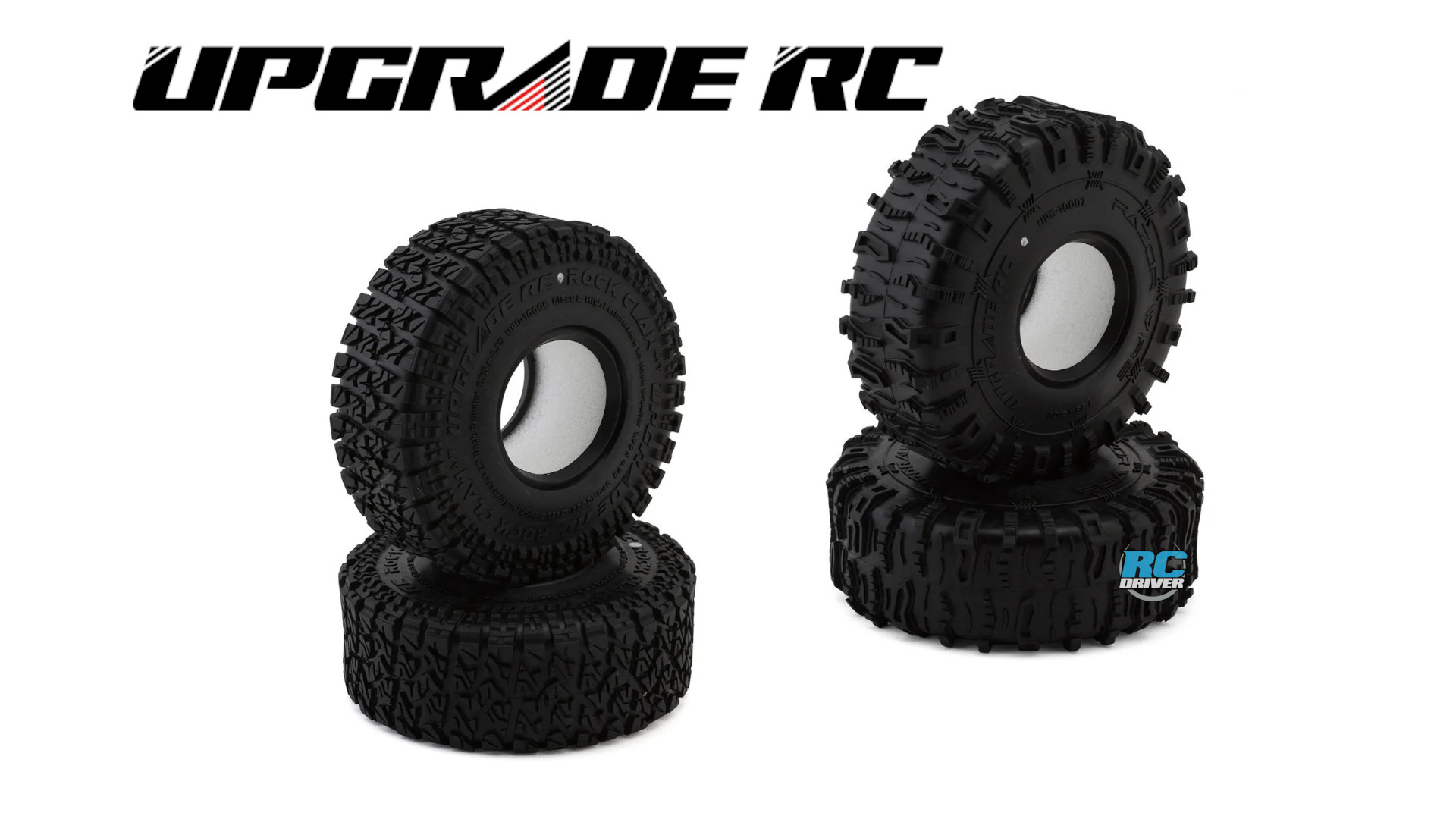 UpGrade RC 1.9” Crawling Tires & Dual Stage Inserts