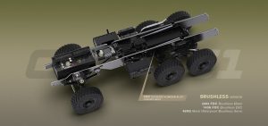 Rlaarlo HongYan HY6 1/10 RTR 6X6 Military Truck