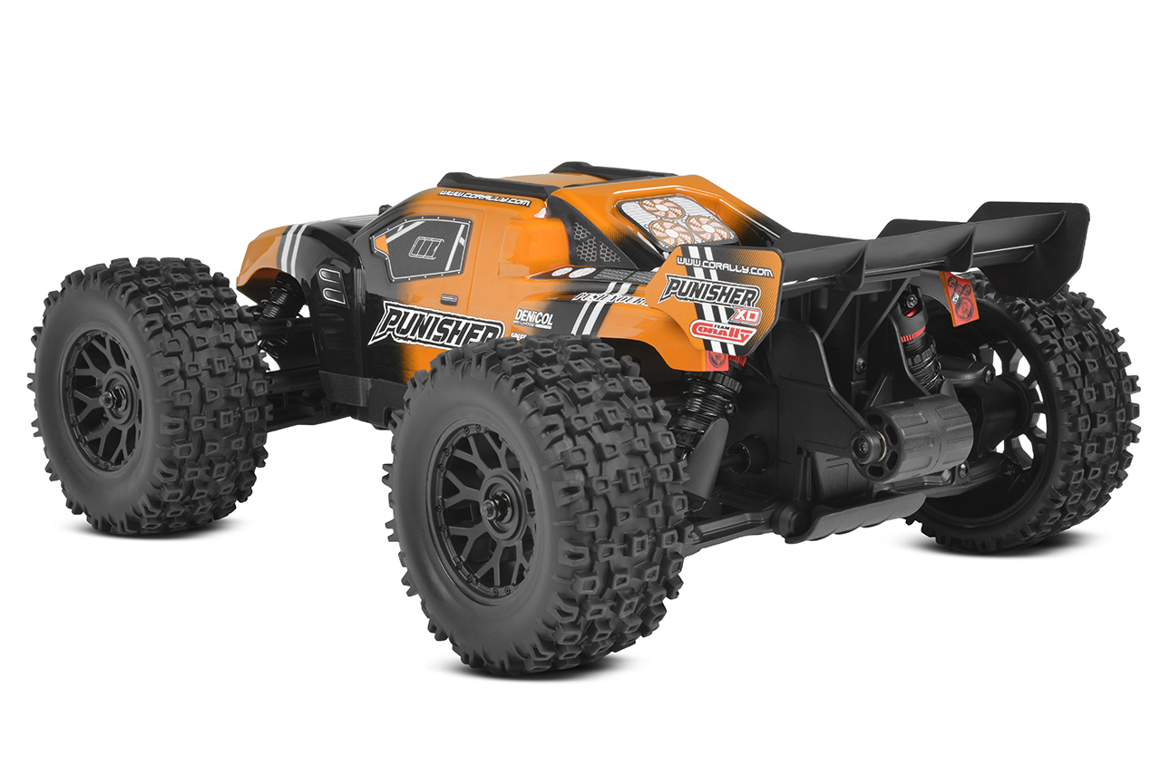 Team Corally Punisher XD And Furago XD 1/12-scale Monster Trucks
