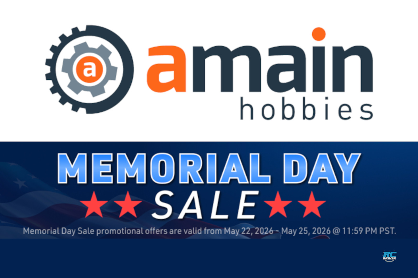 AMain Hobbies Memorial Day Weekend Sale