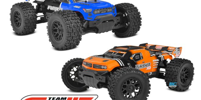 Team Corally Punisher XD And Furago XD 1/12-scale Monster Trucks