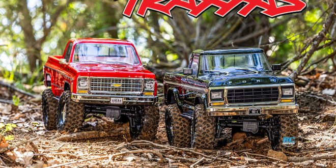 Traxxas TRX-4 Ford F-150 And Chevrolet K10 Rock Crawlers