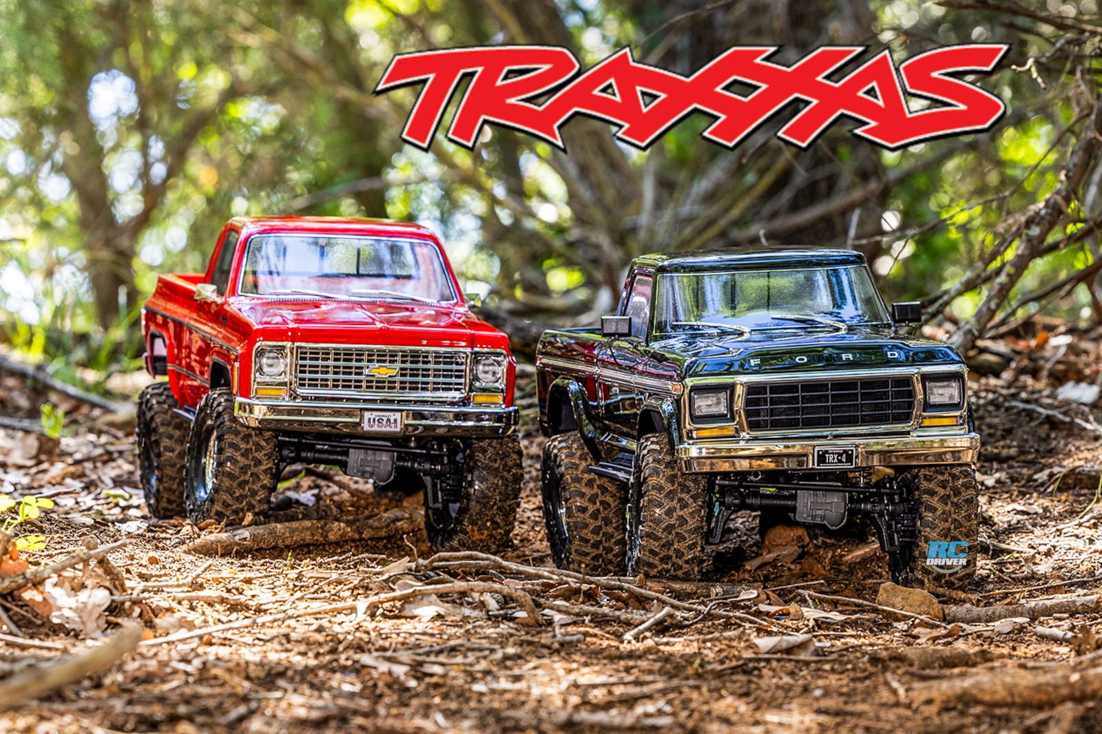 Traxxas TRX-4 Ford F-150 And Chevrolet K10 Rock Crawlers