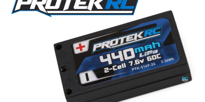 ProTek RC Announces 2S 60C Hard Case LiPo for 1/28-Scale