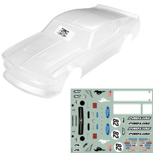 Pro-Line 1968 Chevy Camaro and 1968 Ford Mustang Pre-Cut VTA Bodies For The Losi NASCAR Race Car
