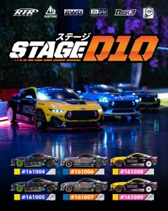 HPI Stage-D10 RTR And Creator Edition Drift Cars
